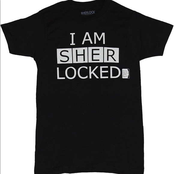Black BBC Sherlock Tee - Picture 2 of 2